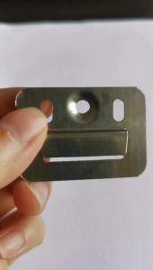 Stainless Steel Metal Clip For PVC Wall Panel WPC Wall Installation Metal Accessory Wall Plate Buckle Integrated buckle