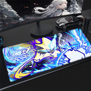 Bandai | Mouse Pad P-Pokemon Zeraora Extended Gaming Mouse Mat Non-slip Rubber Base Lock Edge High Definition Print Anime Gamer Desk Pad