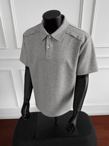 LIUBU | Deconstructed Space Cotton Polo Shirt