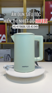 [Giao hỏa tốc HCM] Ấm đun siêu tốc hiển thị nhiệt độ Hafele HS-K1706DG 535.43.549
