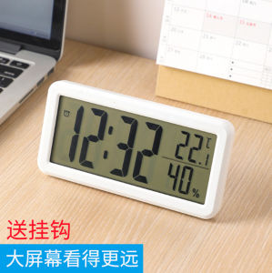 นาฬิกาตั้งโต๊ะแบบดิจิตอล นาฬิกาติดผนังแบบเงียบ ขนาดใหญ่ สำหรับใช้ในบ้าน สำหรับนักเรียน นาฬิกาแบบมีฟังก์ชันการนอนหลับ นาฬิกาแบบเรียบง่ายและโมเดิร์น
