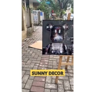 Tranh đồng hồ tráng gương SUNNY treo tường nghệ thuật in UV 5D bền màu sắc nét Chủ đề Siêu Anh Hùnh Decor Hiện Đại