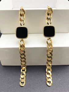 Long Metal 925 Silver Needle Chain Earrings: Women's Face Slimming & Stylish Options