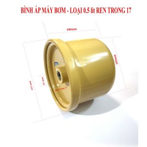 Bình áp lực 0.5 lít ren trong 17 máy bơm tăng áp