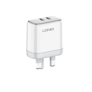 2023 New LDNIO 35W Super Fast Charge A2528C Usb Cables Chargers Power Adapter Data Cable Dual PD USB C Output
