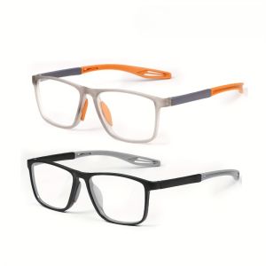 2pcs Ultra Light Anti Slip Presbyopia Glasses for Middle-aged and Elderly People High-end Fashion Box Presbyopia Glasses