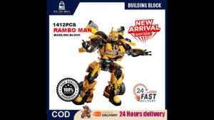 1412 PCS DJ RAMBO MAN TRANSFOMER BUILDING BLOCKS MICRO BRICKS PREMIUM QUALITY LEGO