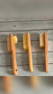 Multi-Functional Soft Bristle Cleaning Brush with Wooden Handle Not Only for Shoes but Also for Car Interiors Soft Bristles Protect Surfaces Hanging Rope