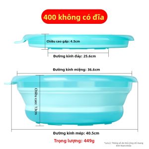 WEITUOSEN | Bát đựng mồi câu cá Witson có thể gập lại Bát đựng mồi câu cá Bát đựng thức ăn cho cá Bát đựng mồi bắn pháo mồi