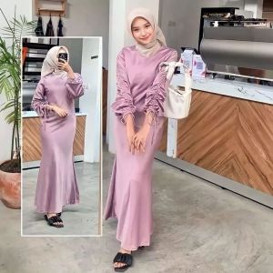 VIRAL!!!  DARLA DRES PREMIUM QUALITY /DRES KONDANGAN VIRAL /TRENDY 2024 ELEGAN /KOREAN STYLE /OUTFIT KONDANGAN SIMPPLE ELEGAN.