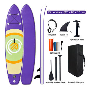 Inflatable SUP Foldable Stand Up Paddle Board for Adults Paddleboard for Sea Beach & Lake Outdoor Water Sports