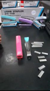 Stapler Etona HD10D + ISI WARNA BARU. Paket lengkap ekonomis