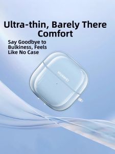 CHECKON | Anti-Shock Transparent Full-Cover Case for Huawei FreeClip2 Earphones