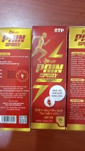 ( Combo 03 hộp ) Xịt giảm đau ATP PAIN SPRAY tan bầm tím hỗ trợ giảm đau lưng mỏi gối..