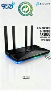 [Refurbished] TP-Link Aginet EX510 AX3000 Dual-Band Wi-Fi 6 Router | Mesh Support