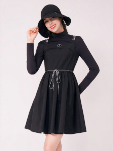 EUROPEAN TOUR | Golf Long Dress Waist Slimming Autumn