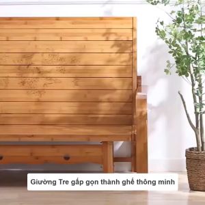 [Nhập RS0822 giảm 30k cho đơn 99k](Xả Kho) Giường Sofa tre gấp gọn thành ghếchất liệu tre già tự nhiên chọn lọc phủ Melanin chống mối mọtnhiều loại kích thước