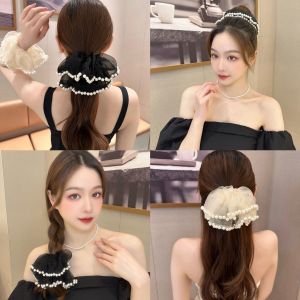 Pearl Mesh Hair Band Korean Fashion Elegant Headband Women Hairband Hair Accessories for Girls
