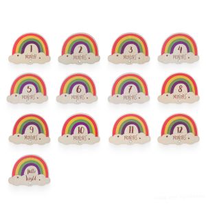 Đồ Chơi Dấu Mốc Gỗ Hoa Kỷ Niệm Chụp Ảnh Cho Bé Mới Sinh Đồ Trang Trí Nhà Đồ Chơi Cho Trẻ Em Từ 1-12 Tháng Tuổi