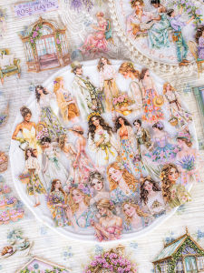 Romantic Rural Life Scene Stickers DIY Decorative Scrapbooking Die-Cut Character Placement Basic Pairing Decoration