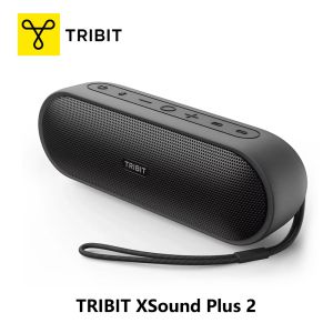 TRIBIT XSound Plus 2 Portable Wireless Bluetooth Speaker Wired Heavy Bass Speaker 30W Power IPX7 Waterproof 24-hrs Playtime For Outdoor Camping Hiking