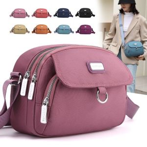 Fashionable SOYT Oxford Nylon Crossbody Bag: Single Shoulder Large Capacity Soft Square Bag for Casual Use