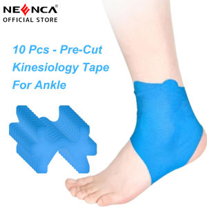 Neenca precut Băng Dán Cơ cho mắt cá chân 10 pcs-hỗ trợ mắt cá chân & ổn định đau mắt cá chân Relief Băng Keo Thể Thao thấm nước & đàn hồi thoáng khí không gây dị ứng cao su miễn phí Băng