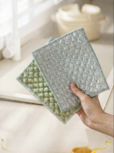 MODERN SWEETHOME | Double-sided Silver Thread Kitchen Cleaning Cloth