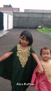 GAMIS KAFTAN ANAK AIRA 2 / BAJU MUSLIM ANAK / GAMIS LEBARAN ANAK / BAJU KAFTAN LEBARAN / KAFTAN BAYI