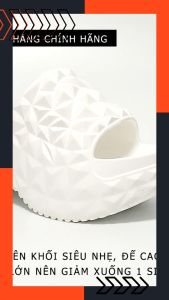 Dép nữ đúc liền khối siêu nhẹ đế cao 6cm DUWA - Hàng chính hãng - LD534