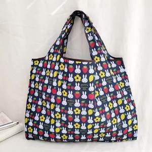 Miffy | Kawaii Miffy Lớn Gấp Túi Mua Sắm Thân Thiện Với Môi Trường Di Động Kinh Doanh Du Lịch Bảo Quản Đồ Chơi Cho Bé Gái Anime Dễ Thương Cosplay Chống Đỡ