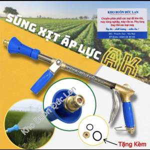 SÚNG PHUN THUỐC SÂU SẦU RIÊNG CHUYÊN DỤNG 15M ÁP LỰC CAO SÚNG XỊT THUỐC CÂY ĂN QUẢ CAO CẤP