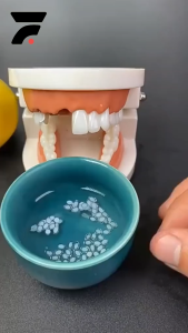 Temptooth Penambal Gigi Berlubang Lem Perawatan Kesehatan Perapih Perapi Perata Tambal Gigi Palsu Gingsul Patah Kelinci Renggang Berantakan Jarang Tonggos Maju Ompong Kuning Hitam 250 Butiran Gigi Palsu Asli Permanen Veneer Vener Snap On Smile Original