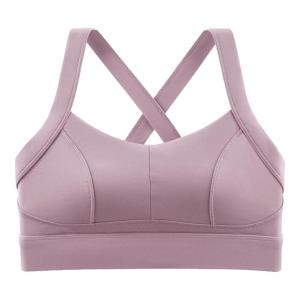 Miiow | High Intensity Sports Bra Womens Fitness Running Anti Shake Gathered Prevent Sagging Yoga Comfortable Soft Nylon Bralette