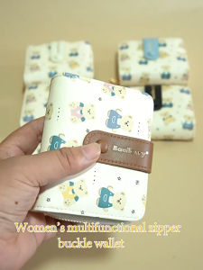 1839 ( READY STOCK ) WALLET SHORT ZIP PURSES EU FASHION HOUSE
