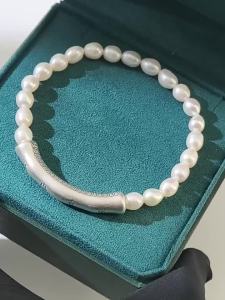 SHISHANGMEIDI | High-quality 999 Silver Natural Pearl Bracelet