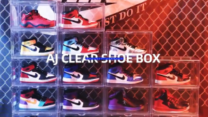 ChicLiving ✨【Transparent Storage Tech】Magnetic Acrylic Shoe Box! ✨See-Through Stackable・Dust & Moisture Proof・Instant Shoe Rack Space Saver👟 Extra-Large Capacity #XH002#