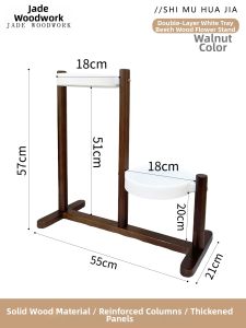 Succulent Wooden Corner Multi-tier Plant Stand