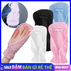 Găng Tay Chống Nắng Hàn Quốc Xỏ Ngón Thoáng Khí Co Giãn Tốt - Bao Tay Vải Đi NắngChống Tia UV Bao Kín Tay Không Trơn Trượt Cho Nam Nữ Bao Tay Đi Phượt Đi Xe Đạp Dày Dặn