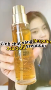 [TEM PHỤ + VAT] Tinh Chất Vàng Chống Lão Hóa Bergamo 24K Gold Bakuchiol Premium 120ml - Bản Nâng Cấp