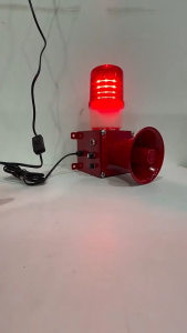 Voice and Light Alarm Industrial Strobe Siren 120dB Emergency Warning