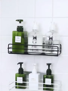 Bathroom Shelf Punch-Free Organizer Bath Towel Rack Bathroom Home Kitchen Organizer