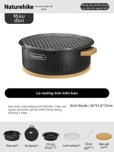 NatureHike | Lò Nướng Than Hoạt Tính Di Động cho Dã Ngoại Lẩu & Bộ Gói Sưởi ấm