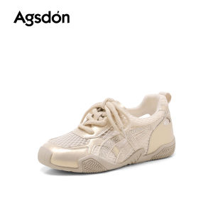 Agsdon | Lace Hollow Breathable Retro Ballet Casual Sport Shoes
