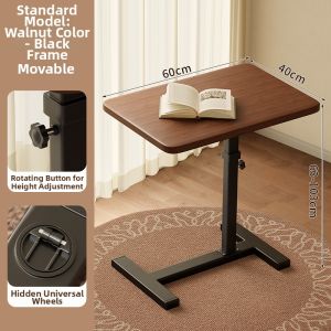 Adjustable Portable Bedside Table