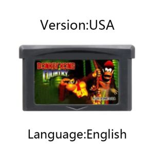 Bandai | Donkey Kong GBA Game 32Bit Cartridge Video Game Console Card Donkey Kong Series Vs. Donkey Kong Country for GBA/SP/DS