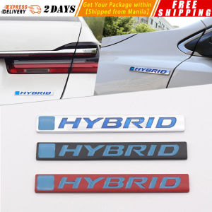 ❤️ 【Local Warehouse】3D Metal HYBRID Car Sticker Emblem Badge for Hybrid Logo Toyota Prius Camry Crown Auris Rav4s Ford HYBRID-Letter-Plate