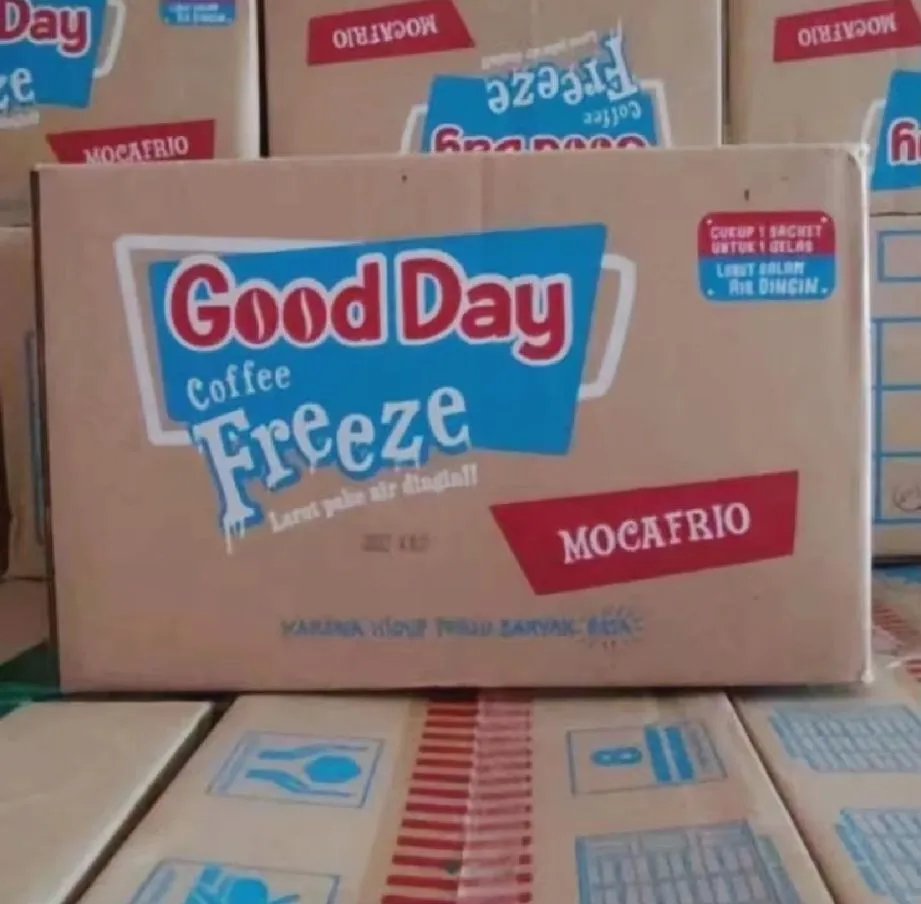 1 dus (120 sachet) Kopi Goodday freeze, kopi good day es mocafrio