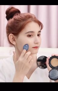 Mini Finger Spons Puff Air Cushion Concealer Bedak Foundation