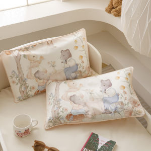 MISU | Cartoon Forest Cotton Long-pile Child Pillowcase 40x60cm